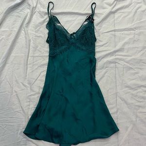 Vintage Victoria’s Secret silk lace dress